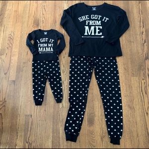 mommy and me pj sets